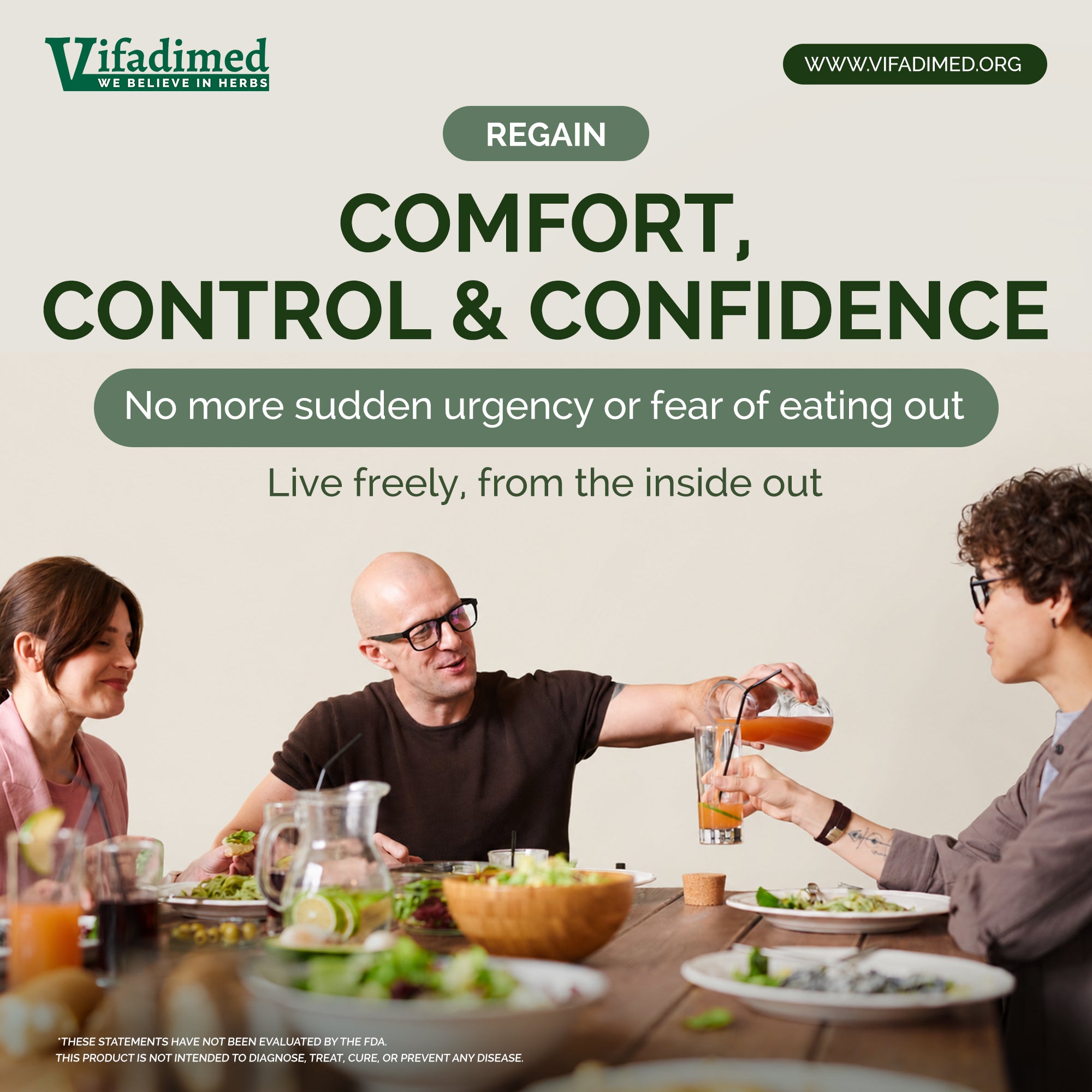 Vifadimed Colon Health Benefit. How will we feel