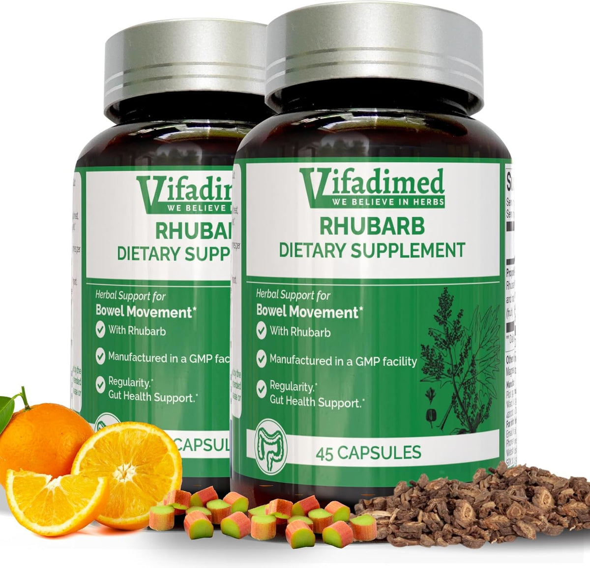 Vifadimed rhubarb 2 bottles