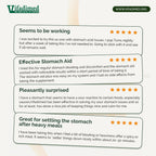 Four customer review cards with star ratings on a white background, featuring the brand name Vifadimed in the top left and website URL in the top right.